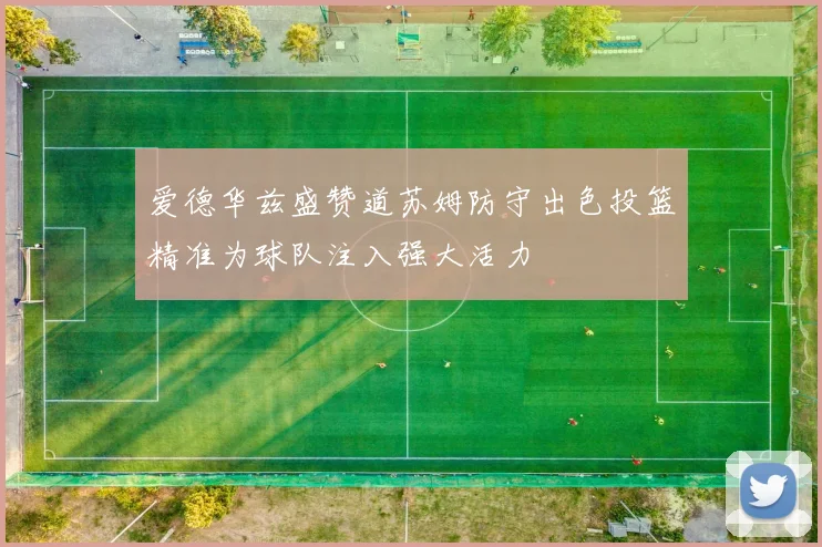爱德华兹盛赞道苏姆防守出色投篮精准为球队注入强大活力